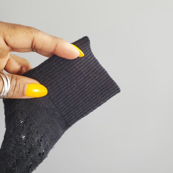 Aeropostale Gray Long Lightweight Open Knit Pullover Sweater M - Picture 5 of 7